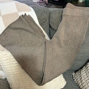 Gilly Hicks Cozy Brown Knit Pants